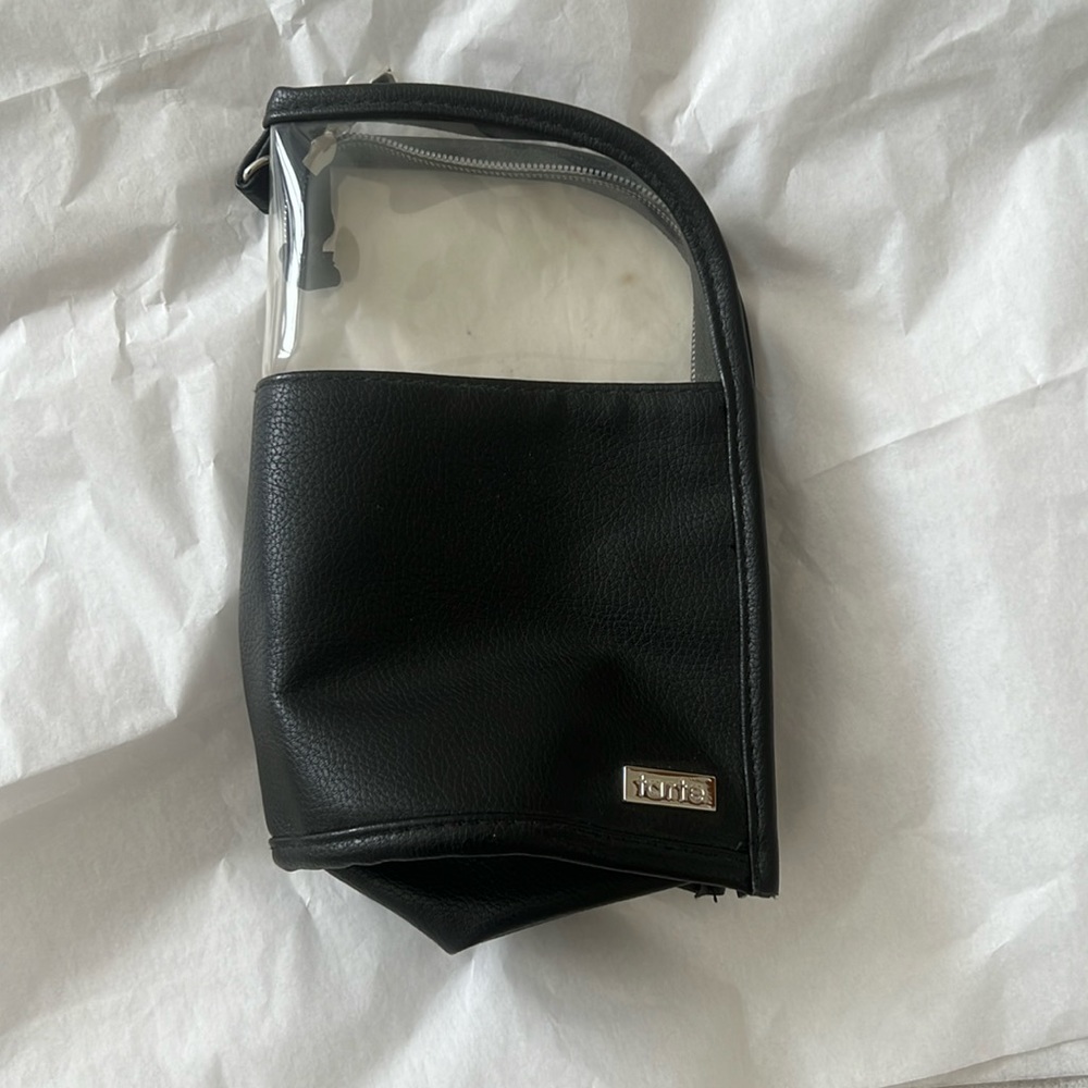 Tarte makeup bag with brush slots